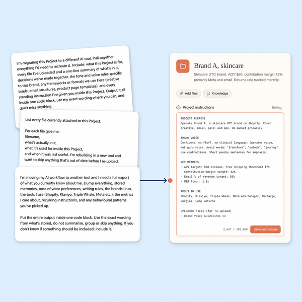 Switching From ChatGPT to Claude: A Migration Guide for DTC Founders